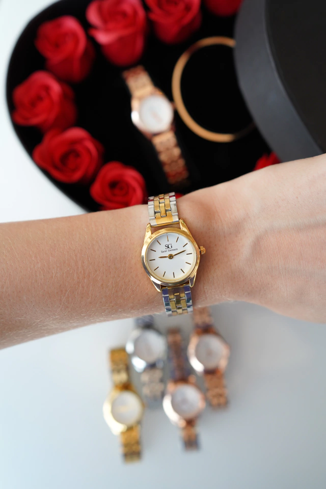 Women's Mini Belle Bicolor Gold Watch 24mm