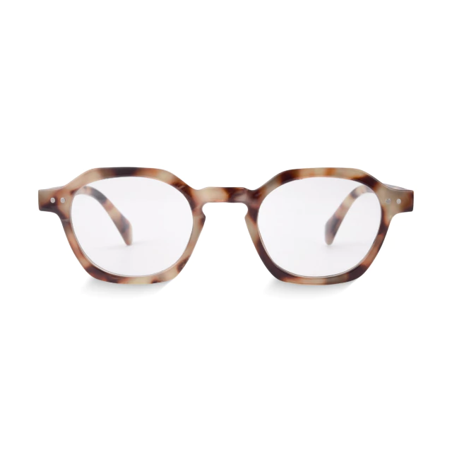 Mizu Tortoise Latte Square Prescription Glasses
