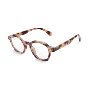 Mizu Tortoise Latte Square Prescription Glasses