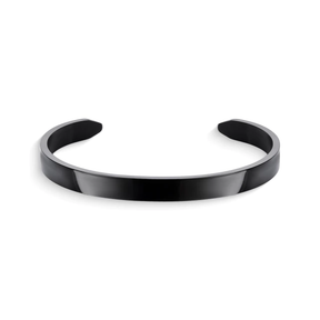 Minimalist Adjustable Plain Black Bracelet