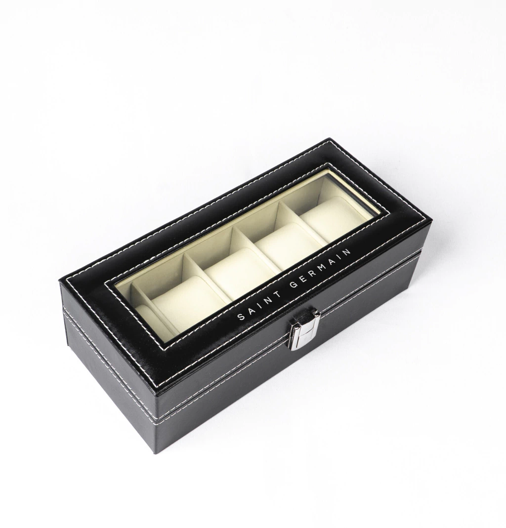 Watch Holder with Display for 5 Watches
