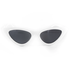 Boxy Silver Kit + Silver Bracelet + Belle Black White Sunglasses